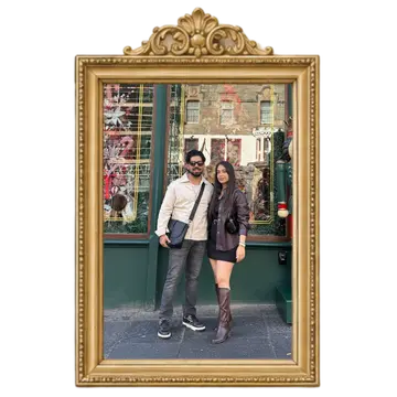 Portrait frame centerpiece